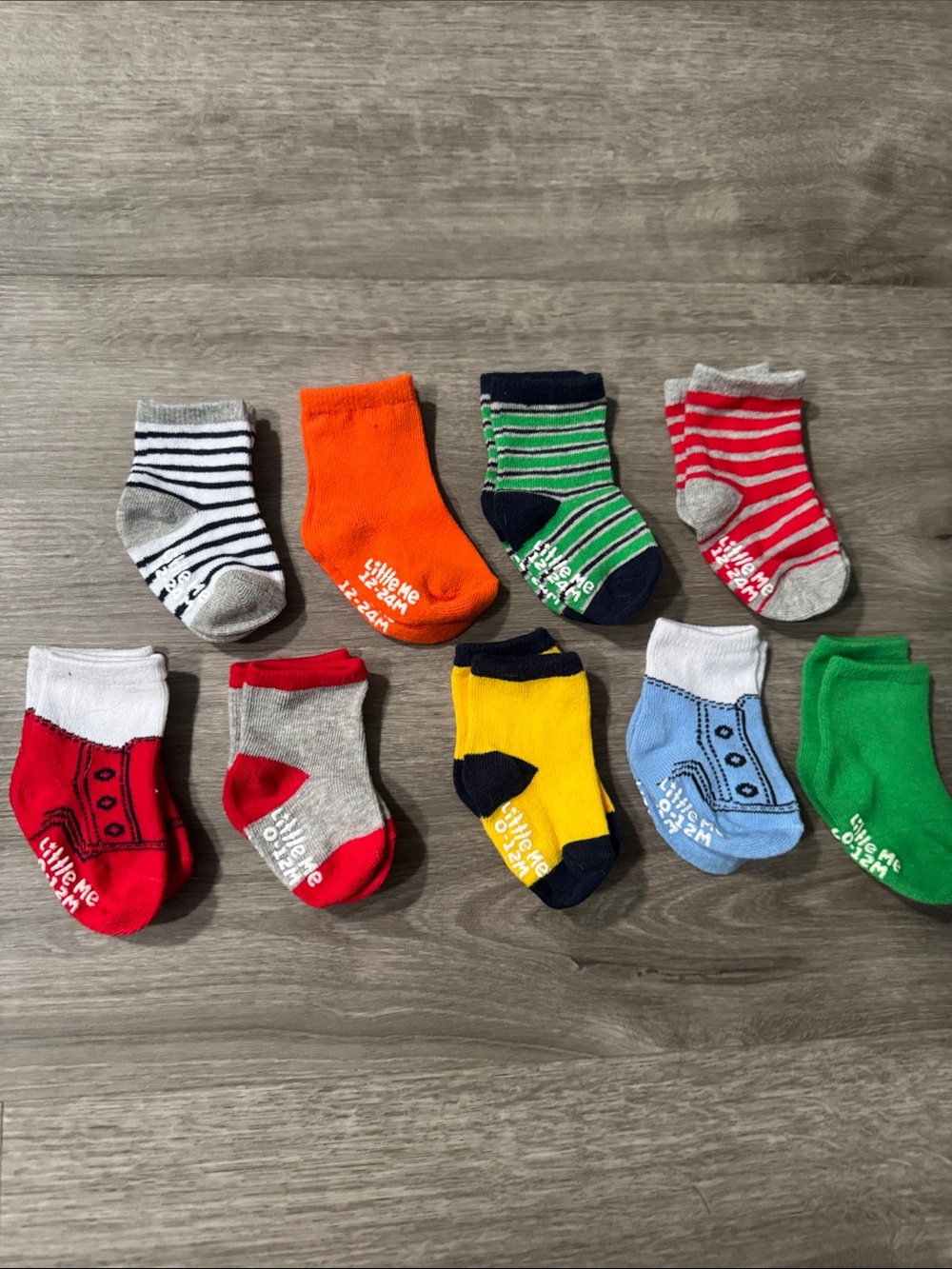 9 Pair Little Me Sock Bundle